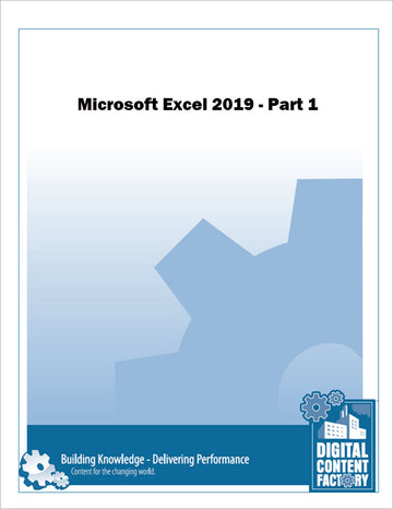 Microsoft Excel 2019 – Part 1