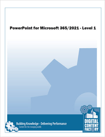 PowerPoint for Microsoft 365/2021 – Level 1