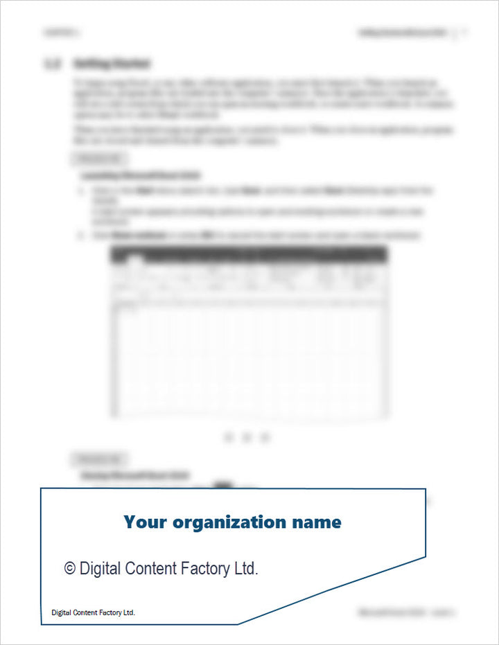 Courseware - Custom Branding – Digital Content Factory Ltd.