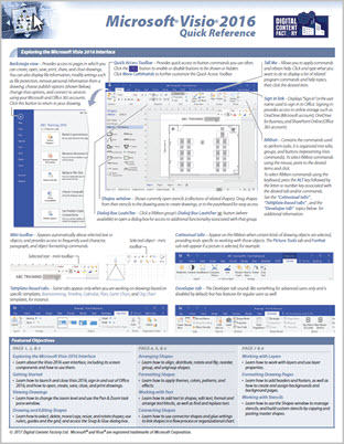 Visio 2016 - Quick Reference – Digital Content Factory Ltd.