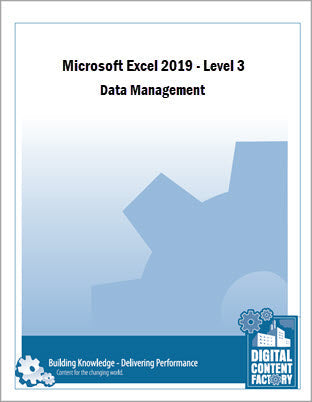 Excel 2019 - Level 3 - Data Management