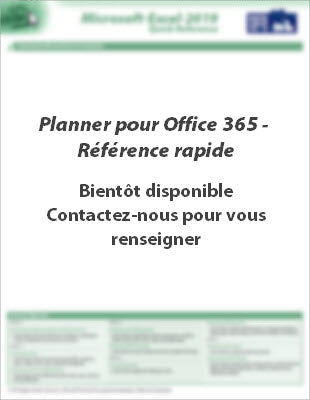 Planner pour Office 365 - Référence rapide