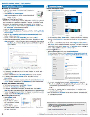 Windows Pc Reference Windows 10 for PCs - Quick Reference – Digital Content Factory Ltd.