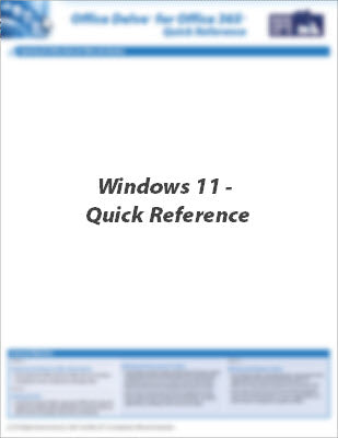 Windows 11 - Quick Reference