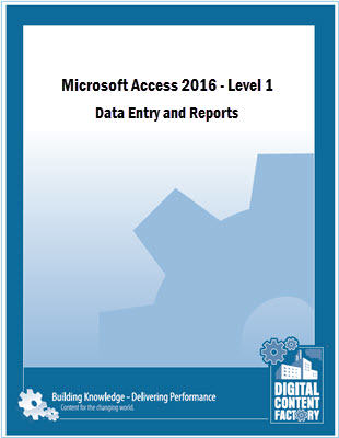 access-2016-level 1- data-entry-and-reports-cover