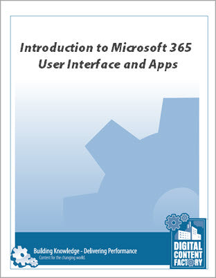 Introduction to Microsoft 365 - User Interface and Apps
